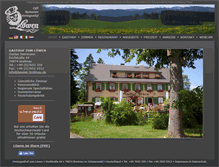 Tablet Screenshot of feriengasthof-loewen.de